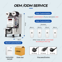 Machine de scellage thermique entièrement automatique MOSEENER pour gobelets en papier, thé, bouteilles de boissons, emballages alimentaires et canettes
