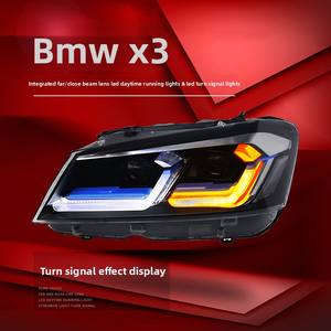 Para X3 F25 2011-2013 montaje de faros LED luces de circulación diurna lente de señal de giro 12V nuevo 6000K IP67 impermeable - Product Image 4