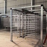 Automatische Vriesdroger Lyofilisator voor Appels, Frambozen, Moerbeien, Aardbeien, PLC-gestuurde Fruitdroger