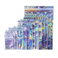 Sacs à fermeture éclair en plastique imprimés à l'écran, résistants à l'humidité, de la marque Silu, pour bijoux et étuis de téléphone, 7,5*10cm, 9*12cm, 10,5*15cm, 12*20cm, 14*20cm