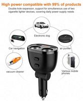 Chargeur de voiture double USB rapide 12V/24V OEM, adaptateur de prise de charge rapide double USB 12V/24V, convertisseur répartiteur de tension 5V 3.6A avec affichage de diagnostic