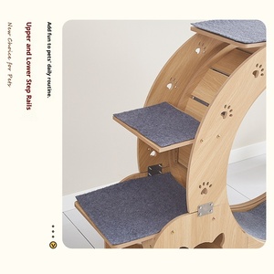 Yeni çevre dostu Pet koşu bandı silindir tipi kedi ve köpek parça ahşap spor egzersiz oyuncak yükseltilmiş versiyonu - Product Image 2