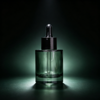 Flacon compte-gouttes 50 ml en verre pour sérum et crème visage, avec design sérigraphié – Offre Spéciale