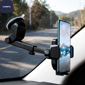 Soporte universal para teléfono móvil CARFU AC-1648 con ventosa para parabrisas, brazo telescópico, rotación de 360 grados, soporte de plástico antideslizante. - Product Image 3