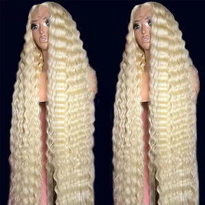 Parrucche di Alta Qualità in <span class=keywords><strong>Capelli</strong></span> Umani Vietnamiti, Colore <span class=keywords><strong>Biondo</strong></span> 613, Parrucche Raw Body Wave 13X4 613 per Donne - Product Image 1