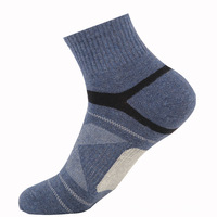 Chaussettes de course décontractées personnalisées pour hommes, idéales pour le printemps, avec soutien de la voûte plantaire et antidérapantes, séchage rapide, respirantes, en coton, sans MOQ