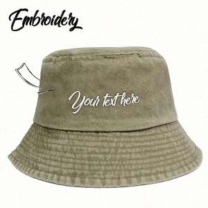 Sombrero de Pescador Personalizable para Parejas, Ajustable, de Algodón, para Uso Diario Informal, para Hombre y Mujer, con Diseño Bordado a Mano, para Ciclismo - Product Image 5