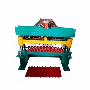 1000 Corrugated Iron Roofing Sheet Roll Forming Machine corrugated sheet machine roof machine