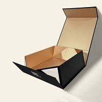 Muestra Gratuita, Cajas de Regalo de Cartón de Lujo con Logotipo Personalizado, Plegables, Rígidas, con Cierre Magnético