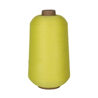 Fil DTY en imitation nylon 100% polyester, haute élasticité, haute extensibilité, teint en masse, écologique, antibactérien pour le tricot de chaussettes