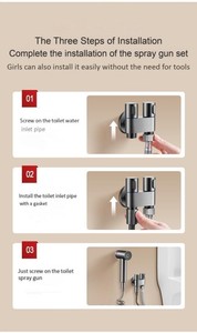 Lightweight ABS Small <strong>Spray</strong> Gun Dual Purpose Switch Powerful <strong>Water</strong> Flow <strong>Simple</strong> Install Fits Anywhere - Product Image 2