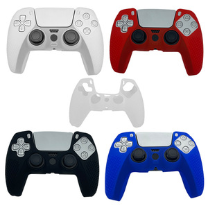 Заводская цена, защитный чехол для контроллера PlayStation 5, силиконовый чехол, ручки с крышкой в горошек для PS5, аксессуары для корпуса - Product Image 3