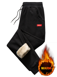 Quần thể thao nam giữ ấm mùa đông, lót lông cừu, chất liệu nỉ, thích hợp chạy bộ, tập luyện thể thao ngoài trời - Product Image 2