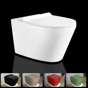 JDOOR高品質衛生陶器ツーピースフローティングトイレ壁掛けトイレ壁掛け便器