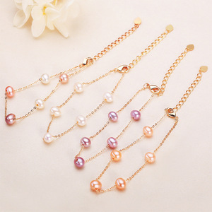 Pulsera de Perlas de Agua Dulce de Alta Gama de Zhuji, Edición Coreana, Cielo Estrellado, Hecha a Mano por una Celebridad de Internet - Product Image 2