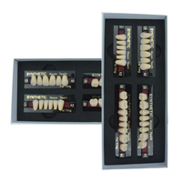 Dents en résine naturelles à deux ou trois couches, dents acryliques pour prothèses dentaires flexibles, dents complètes pour la bouche entière