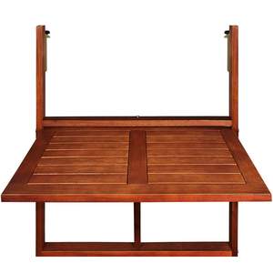 <span class=keywords><strong>Mesa</strong></span> plegable colgante para balcón y bar, barandilla de jardín de madera de acacia, <span class=keywords><strong>mesa</strong></span> de cubierta plegada - Product Image 4