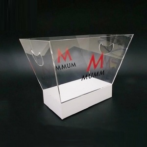 Mới nhất thân thiện với môi Bar LED Thùng Rượu vang Cooler công suất lớn lucite Acrylic Ice Bucket với LED chiếu sáng - Product Image 2