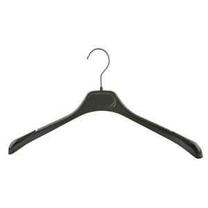 41.5Cm Nhà Máy Bán Buôn Nhựa Màu Đen Của Nam Giới Phù Hợp Với Hàng Đầu Quần Áo Móc Áo Cho Quần Áo Cửa Hàng - Product Image 1