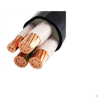 Cable de Cobre Trenzado de 4 Núcleos con Aislamiento de PVC de 12V y 8 AWG, Fabricado en Fábrica, para Calefacción y Uso Subterráneo