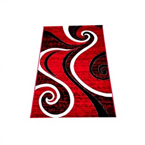 Tapis carré moderne en polyester pelucheux à motif puzzle, résistant aux taches, pour usage commercial, tapis Adiva à poils longs fabriqué à la machine - Product Image 1
