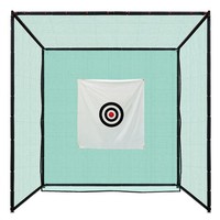 Filet d'entraînement de golf d'intérieur avec cage à balles, en polyéthylène haute densité et tissu Oxford