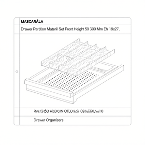 ชุดวัสดุกั้นลิ้นชัก Fami ความสูงด้านหน้า 50 300 มม. Eh 19x27 - Product Image 3
