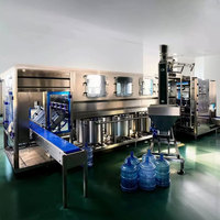 Ligne de production d'eau minérale entièrement automatique 2000BPH-54000BPH Machine de remplissage automatique de bouteilles d'eau
