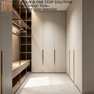 Armadio Industriale Minimalista a Concetto Aperto con Struttura in Metallo e <span class=keywords><strong>Guardaroba</strong></span> Integrato da Terra a Soffitto - Product Image 2