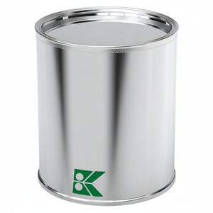 83 mm Diámetro 94 mm Alto 0,5 L Capacidad Cilindro Lata Contenedor de metal Almacenamiento de pintura - Product Image 2