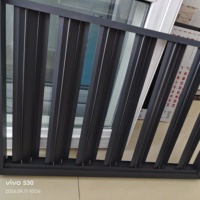 Fenêtre à persiennes en aluminium et fibre de verre, durable, étanche, pour la décoration de salle de bain et de cuisine