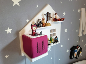 Estante de Almacenamiento de Madera Personalizado MINGHANG para Juguetes Tonie, Estante de Pared para Juguetes Tonie de 5 a 7 Años, 30x45cm - Product Image 3