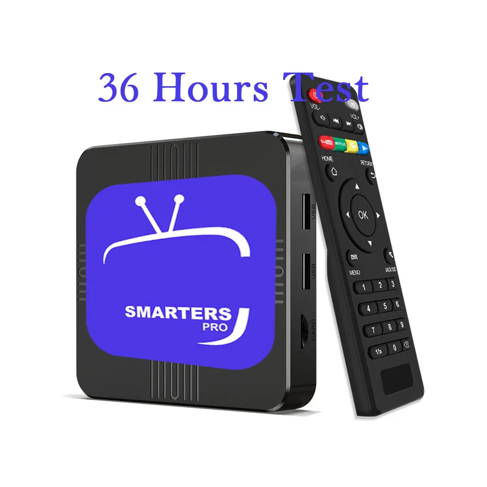 Stable Android TV Box Support Test IP TV 12 month Subscription 4K M3U Smarters code Reseller Panel Free Trial Xtream