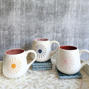 Tasse à café <span class=keywords><strong>en</strong></span> céramique, grande capacité, couleurs intérieures, tasses <span class=keywords><strong>en</strong></span> grès, vente <span class=keywords><strong>en</strong></span> gros - Product Image 1