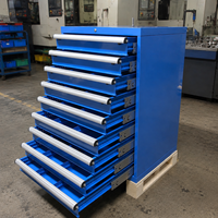Armoire à outils robuste 150 kg UDL, conception modulaire à tiroirs, personnalisable OEM/ODM/OBM, construction en acier laminé à froid pour MRO