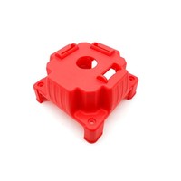 Cache de verrouillage de vanne en plastique ABS rouge personnalisé, dispositif de sécurité LOTO industriel pour l'entretien des vannes de conduite