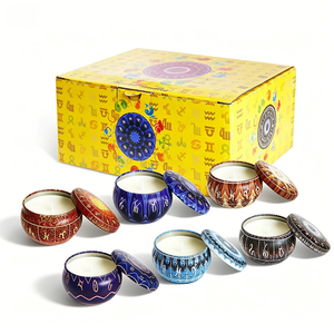 Tapa de cúpula para recipiente de vela Solstice, presentación de lujo, aromaterapia, colección exclusiva de boutique, decoración del hogar, premium - Product Image 1