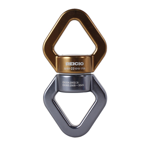 Gancio <span class=keywords><strong>Girevole</strong></span>, Dispositivo Rotante di Sicurezza con Moschettoni per Altalene da Albero - Product Image 2