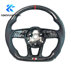 Volant de voiture en fibre de carbone forgée pour <span class=keywords><strong>Audi</strong></span> A3 A4 A5 A6 B7 B8 B9 C7 A7 <span class=keywords><strong>Q3</strong></span> C8 Q5L R8 S3 S4 S5 S8 SQ TT RS <span class=keywords><strong>s</strong></span> <span class=keywords><strong>Line</strong></span> - Product Image 3