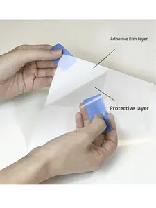 Film <span class=keywords><strong>occultant</strong></span> pour vitres, imperméable, PET, figures humaines, blanc opaque, non transparent, protection de la vie privée, occultation totale - Product Image 5
