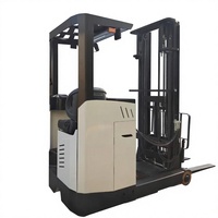 Younglift CQD20B-55 24V Truk Reach Truck Duduk 2000kg Jarak Jangkau Besar Kemudi Elektronik Tarikan Samping Baterai