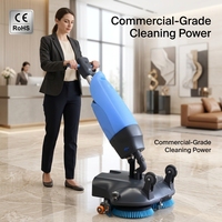 Machine de nettoyage de sols domestique de haute qualité, autolaveuse à batterie, aspirateur autolaveur portatif