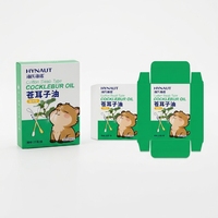 Boîte pliante en carton blanc personnalisée en gros pour l'emballage de produits médicaux et de soins de santé, tels que les huiles essentielles et les cotons-tiges