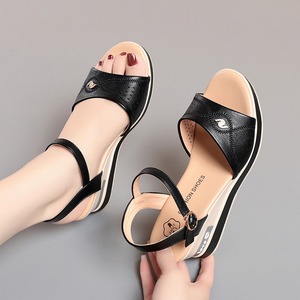 Sandales Compensées d'Été Antidérapantes Xuanhui pour <span class=keywords><strong>Femme</strong></span>, Sandales Compensées <span class=keywords><strong>Espadrille</strong></span> à Talons Épais Sexy Décontractées et Sportives pour Dames - Product Image 5