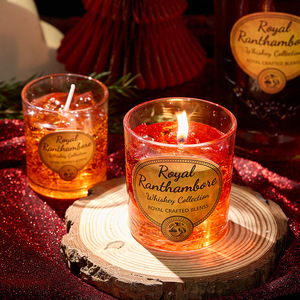 Whiskey Cocktail Glass Scented <b>Candle</b> Jelly Wax Drink‑Shaped Aromatherapy <b>Candle</b> For Bar Home Party Holiday Table Decor <b>Gift</b> - Product Image 1