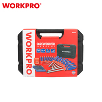 Kit d'outils à main WORKPRO 56 pièces avec embouts de tournevis de précision multi-usages, embouts de tournevis à fente et Phillips, dans une boîte