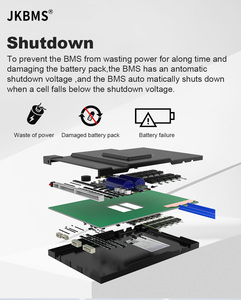 Jikong Bms UE STOCK Smart Active Balance B1A20S15P Système de gestion de batterie 150A Lifepo4 Battery PACK - Product Image 6
