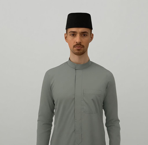 Fournisseur Malaisien Raya 2025 Moden Jubah Femme Plissé Sans Repassage Tricoté Sejuk Coupe Classique S-5XL En Stock B2B Automne - Product Image 5