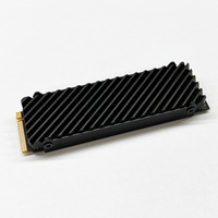 PS5 M.2 SSD Disipador de calor NVMe Disipador de calor M2 2280 Disco duro de estado sólido Junta de radiador de aluminio con almohadilla térmica de silicona Almohadilla de refrigeración