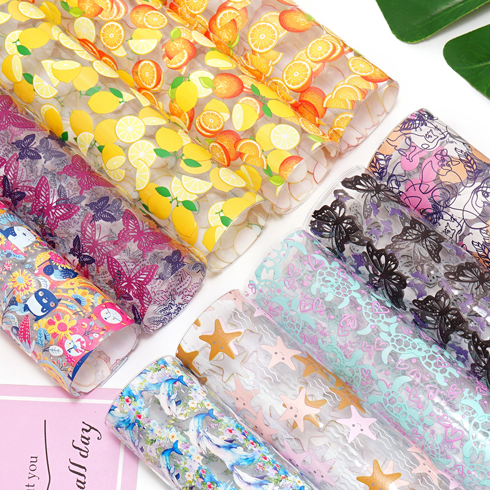 30CM*120CM Designer Custom Digital Printing Vinyl PVC Print Synthetic Leather Fabric for Handbag